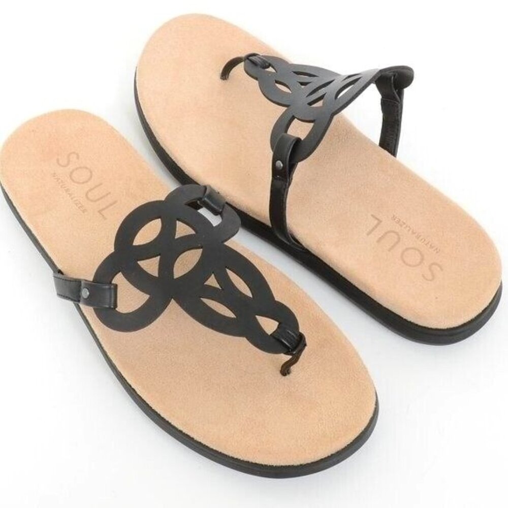 SOUL Naturalizer Janice Women's Size 9M Slip On Thong Flip-flop Sandal Summer